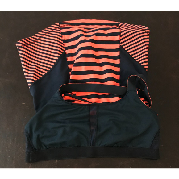 Lululemon Work It Out Tank Sea Stripe Light Flare Inkwell/Classic Stripe Light-8 - Picture 9 of 10